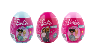 Plastové vajíčko BARBIE & cukrovinka 10 g  - VÝPRODEJ !!! DMT: 4/2025