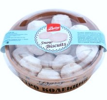 Daisy Biscuits 200 g SNOW obalené v cukru - VÝPRODEJ !!! DMT: 11/2025 - poslední 1 ks