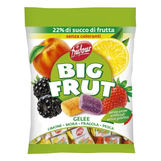 Italské želé BIG FRUT 150 g  středomořské ovoce - 22 % ovocné šťávy
