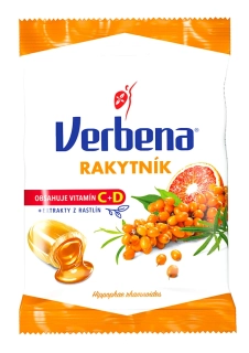 Bylinné bonbóny VERBENA 60 g - rakytník