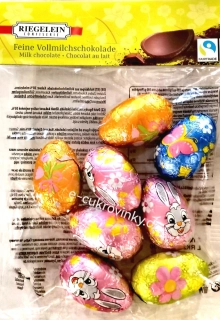 Čokoládová VAJÍČKA 100 g RIEGELEIN  sáček - VÝPRODEJ !!! DMT: 6/2026 - poslední 1 sáček