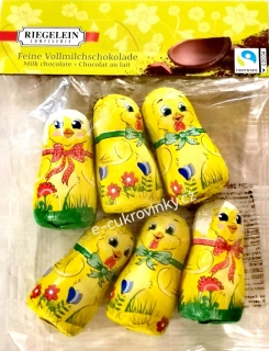 Čokoládová KUŘÁTKA 100 g RIEGELEIN  sáček  - VÝPRODEJ !!! DMT: 6/2026 poslední 1 ks