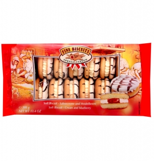 Velké luxusní dezertní piškoty 380 g BORŮVKOVÉ