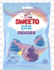 Želé marshmallow SWEETO 56 g UNICORN