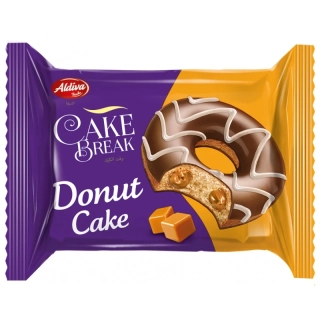 Donut DONUT CAKE 40 g s karamelovou náplní