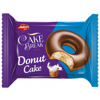 Donut DONUT CAKE 40 g s mléčnou náplní - balení 24 ks