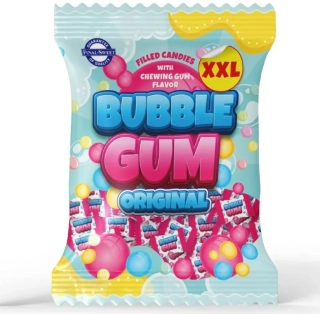 Ovocné bonbóny furé BUBBLE GUM 300 g - ORIGINÁL žvýkačková příchuť - střední balení