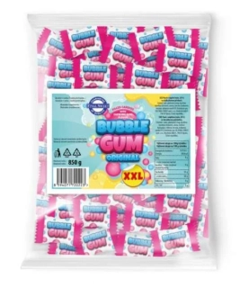 Ovocné bonbóny furé BUBBLE GUM 850 g - ORIGINÁL žvýkačková příchuť - XXL balení
