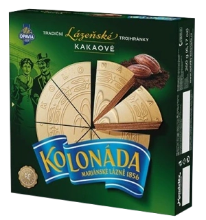 OPAVIA Kolonáda 200 g lázeňské trojhránky KAKAO