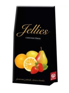 Želé s ovocnou šťávou B&S 145 g stříška černá