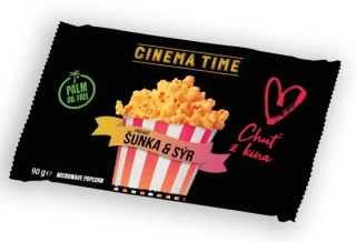CINEMA TIME Popcorn 90 g ŠUNKA a SÝR