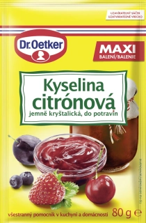 Kyselina citronová Dr.Oetker 250 g XXL balení