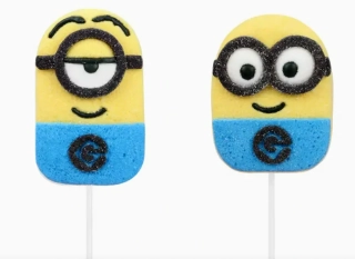 Lízátko Marshmallow MINIONS 45 g MIMONI
