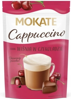 MOKATE Cappuccino CHERRY IN CHOCOLATE flavour 110g