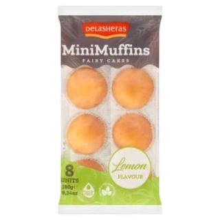DELASHERAS mini muffiny 180 g CITRONOVÉ, 8 ks