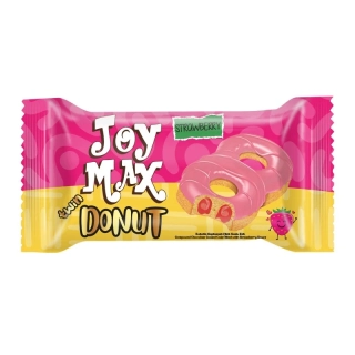JOY MAX Twin donut 40 g s JAHODOVOU náplní