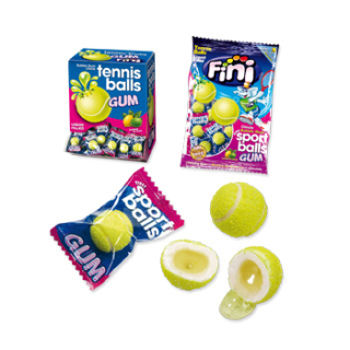 Žvýkačky FINI 5 g TENNIS BALLS (200 ks) - AKCE !!! SUPER CENA !!!