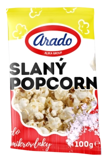 Popcorn TOP POP slaný  - Salty 100 g