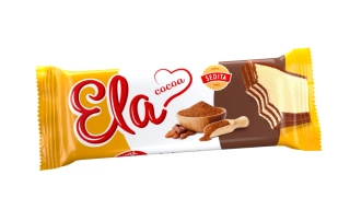 Oplatka ELA 40 g S FRUKTÓZOU - kakaová