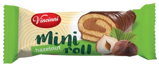 Mini roláda VINCINNI 30 g příchuť LÍSKOVÝ OŘÍŠEK