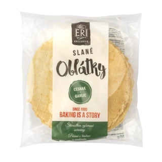 Sýrové slané oplatky ERI Exclusive 50 g ČESNEKOVÉ