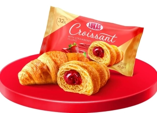 Croissant LUKAS s jahodovu krémovou náplní 45 g