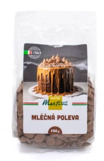 Italská poleva MASTER MARTINI 250 g HNĚDÁ MLÉČNÁ