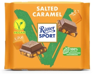 Čokoláda RITTER SPORT 100 g SALTED CARAMEL - VÝPRODEJ !!! DMT: 12/2025 - poslední 1 ks