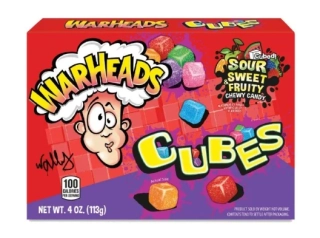 Kyselé bonbóny WARHEADS 113 g SOUR CUBES - VÝPRODEJ !!! DMT: 11/2025 - poslední 1 ks