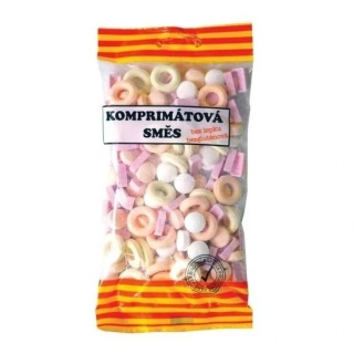 Ovocné komprimátové bonbónky 150 g sáček 