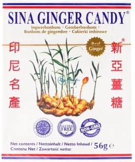 Zázvorové bonbóny SINA 56 g