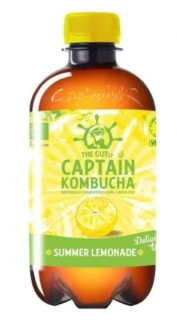Nápoj KOMBUCHA CAPTAIN 400 ml CITRÓN
