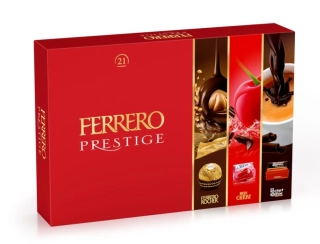 Bonboniéra Ferrero PRESTIGE 246 g - červená dárková edice