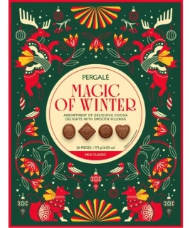 Bonboniéra PERGALĒ 171 g MAGIC OF WINTER - zimní edice