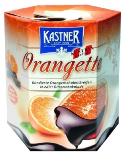 Pomerančová kůra ORANGETTE v čokoládě KÄSTNER 150 g - v hořké čokoládě