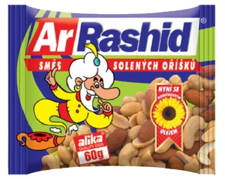 Mix solených oříšků ArRashid 60 g - směs oříšků