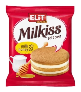 Medový dortík MILKISS Cake 42 g - MEDOVÝ