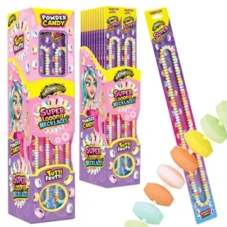 Náhrdelník z komprimátu JOHNY BEE SUPER LONG NECKLACE 57 g - XXL DLOUHÝ (cca 40 cm)