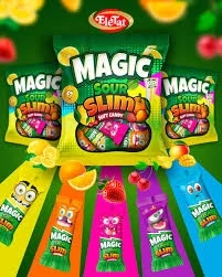 Bonbóny MAGIC SOUR SLIM 700 g ovocné KYSELÉ