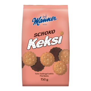 Rakouské sušenky MANNER 150 g SCHOKO KEKSI