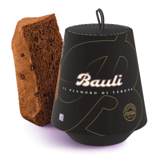 Bauli Pandoro 750 g  CACAO - italská  kynutá bábovka - kakaová s kousky čokolády 