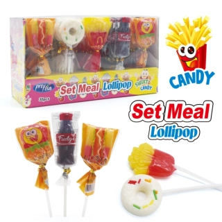 Lízátko MEAL SET LOLLIPOP 15 g - balení 30 ks