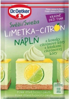 Svěží náplň DR.OETKER 50 g limetka-citrón