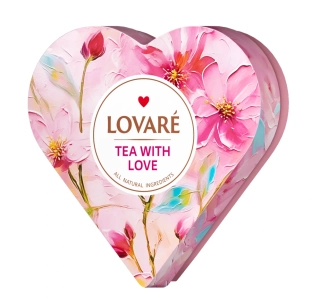 Černý čaj s příchutí LOVARÉ 68 g TEA WITH LOVE
