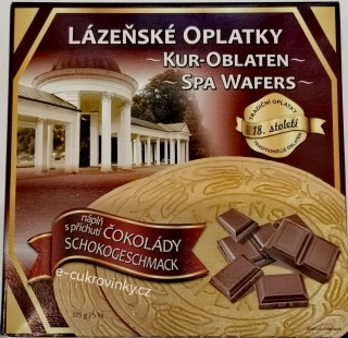 Lázeňské oplatky 175g s náplní s příchutí čokoláda