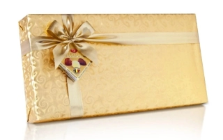 Belgické čokoládové pralinky 800 g DELAFAILLE - Luxusní belgické pralinky - ZLATÝ DÁREK s mašlí