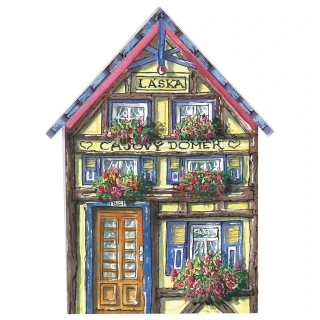 Čajový domeček LÁSKA - černý čaj s příchutí