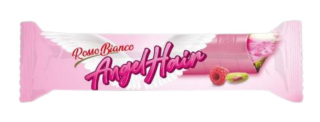 Růžová tyčinka Angel Hair 40 g - s pistáciovou pěnou & cukrovou vatou