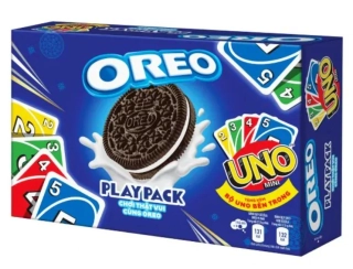 Sušenky OREO 257 g PLAYPACK + hrací mini karty UNO - VÝPRODEJ !!! DMT: 3/2026