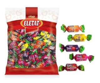 Měkké bonbóny ELETAT 1 kg TUTI - FRUIT MIX